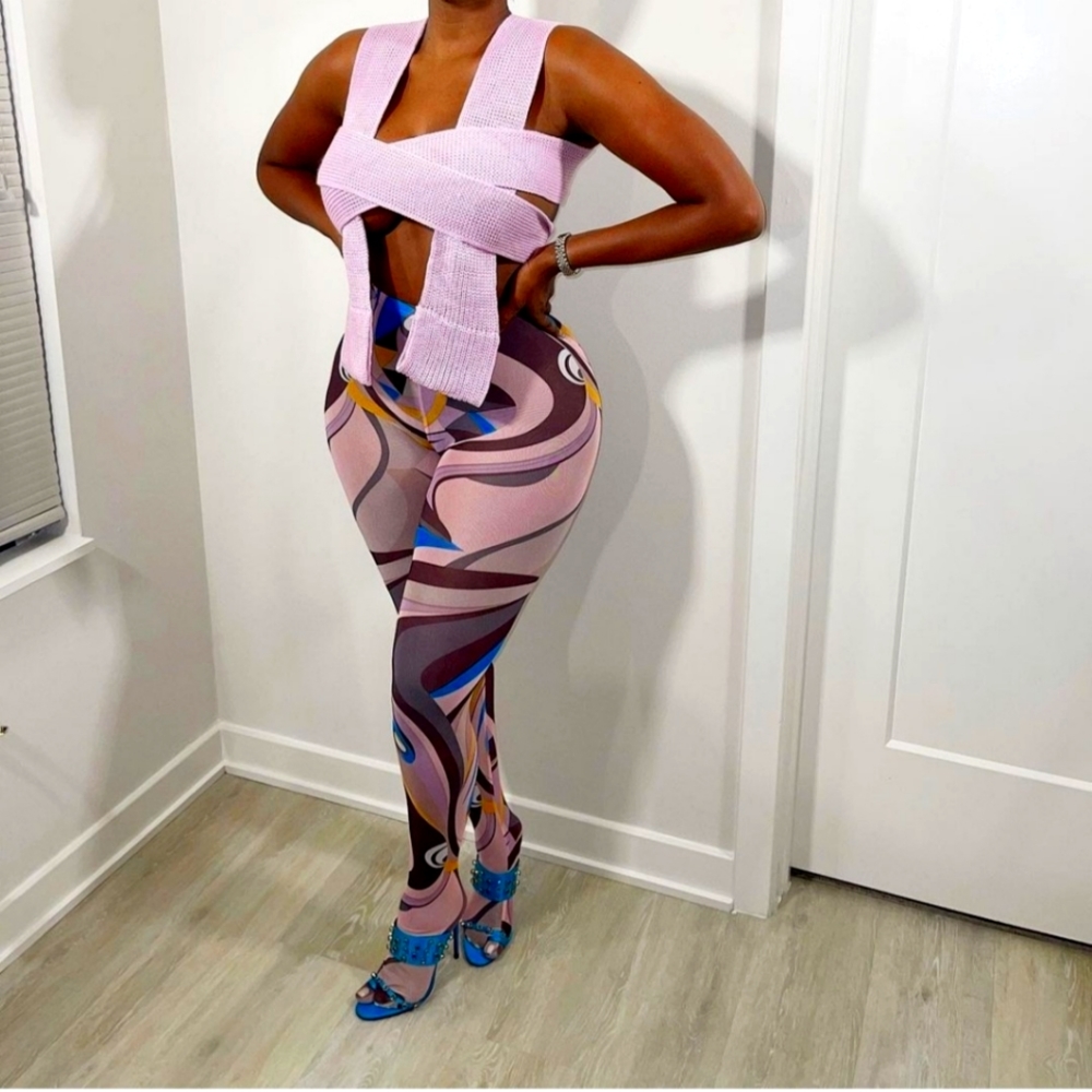 Marble leggings